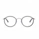 Round eyeglasses on a white background