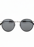 Black Panto with Grey Lenses - Front