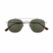Silver aviator sunglasses