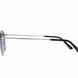 Silver Panto Grey Lenses - Side